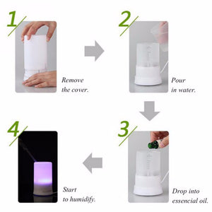 Aromatherapy USB Candle Diffuser Lamp