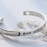 18k Gold Plated - I Love You More Bangle